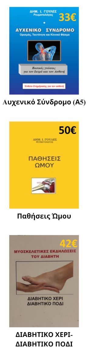 Δρ. Δημήτριος Γουλές - Βιβλία